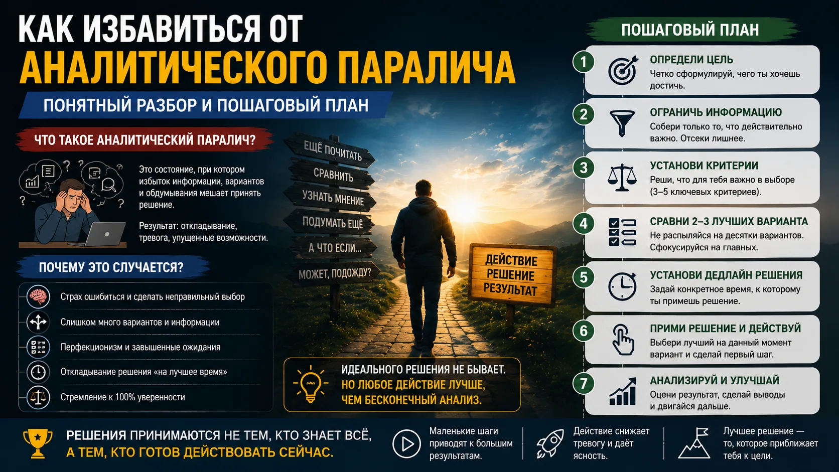 Патч №40: Как избавиться от аналитического паралича: понятный разбор и пошаговый план