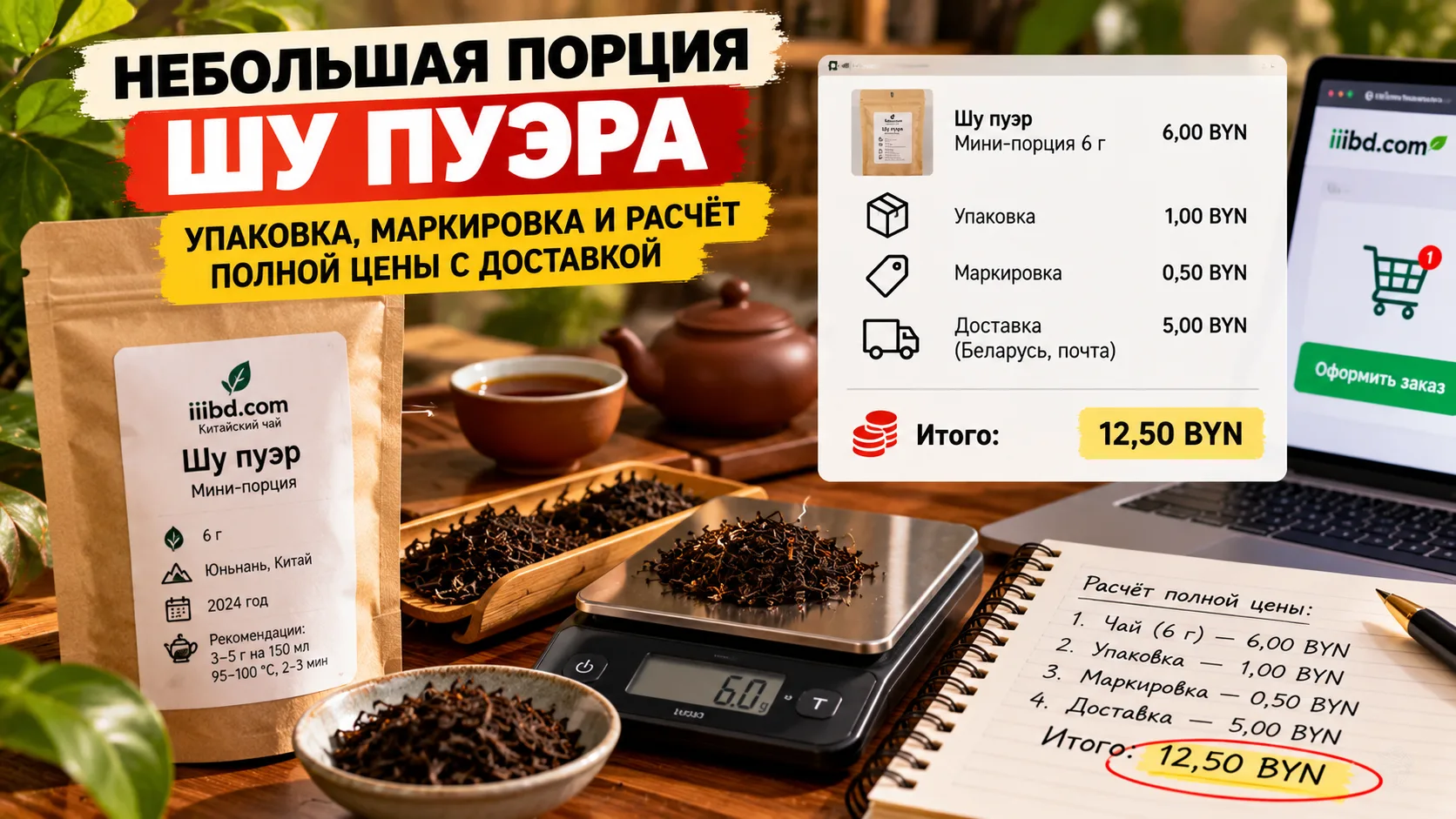 Шу пуэр для первого знакомства: как выбрать чай с доставкой по Беларуси
